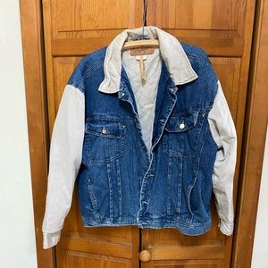 Wrangler Quilted Western Denim Jacket